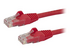 StarTech.com 10m CAT6 Ethernet Cable, 10 Gigabit Snagless RJ45 650MHz 100W PoE Patch Cord, CAT 6 10GbE UTP Network Cable w/Strain Relief, Red, Wiring is UL Certified/TIA