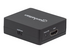 Manhattan HDMI Splitter 2-Port , 1080p, Black, Displays output from x1 HDMI source to x2 HD displays (same output to both displays), USB-A Powered (cable included, 0.7m), Three Year Warranty, Retail Box