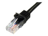StarTech.com Cat5e patchkabel med hakfria RJ45-kontakter ? 1 m, svart