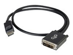 2m DisplayPort to Single Link DVI-D Adapter Cable M/M