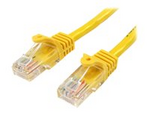 5m Yellow Cat5e / Cat 5 Snagless Ethernet Patch Cable 5 m