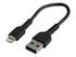 StarTech.com 15cm(6 in) Durable Black USB-A to Lightning Cable, Heavy Duty Rugged Aramid Fiber USB Type A to Lightning Charger/Sync Power Cord, Apple MFi Certified iPad/iPhone 12 Pro Max