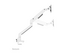 Neomounts NEXT Slim DS70-250WH1 monteringssats