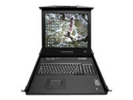 AdderView RDX 1000 - KVM-konsol med omkopplare för tangentbord/video/mus