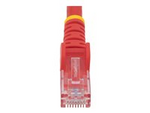 50cm CAT6 Ethernet Cable, 10 Gigabit Snagless RJ45 650MHz 100W PoE Patch Cord, CAT 6 10GbE UTP Network Cable w/Strain Relief, Red, Fluke Tested/Wiring is UL Certified/TIA