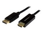 StarTech.com 6.5 ft / 2m DisplayPort to HDMI converter cable