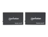 Manhattan 1080p HDMI over IP Extender Kit, Extends 1080p Signal up to 120m with a Network Switch and Single Ethernet Cable, IR Support, Black, Three Year Warranty, Box