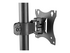 Manhattan TV & Monitor Mount, Desk, Tilt/Swivel/Rotation, 1 screen, Screen Sizes: 10-27", Black, Stand Assembly, VESA 75x75 to 100x100mm, Max 7kg, Lifetime Warranty ställ
