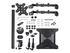 StarTech.com Monitor Arm with VESA Laptop Tray, For a Laptop (4.5kg / 9.9lb) and a Single Display up to 32" (8kg / 17.6lb), Black, Adjustable Desk Laptop Arm Mount, C-clamp/Grommet Mount