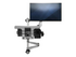 StarTech.com Wall Mount Workstation, Articulating Standing Desk w/ Ergonomic Height Adjustable Monitor Arm & Padded Keyboard Tray, 34" VESA Display, Foldable Wall Mounted Sit Stand Desk