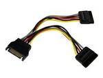 6in SATA Power Y Splitter Cable Adapter