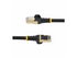 StarTech.com 7.5m CAT6A Ethernet Cable, 10 Gigabit Shielded Snagless RJ45 100W PoE Patch Cord, CAT 6A 10GbE STP Network Cable w/Strain Relief, Black, UL Certified Wiring/TIA
