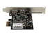 StarTech.com PCI Express (PCIe) SuperSpeed USB 3.0-kortadapter med 2 portar och UASP – LP4-ström