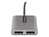 StarTech.com 2-Port USB-C MST Hub, USB Type-C to 2x DisplayPort Multi-Monitor Adapter for Laptop, Dual-DP up to 4K 60Hz w/ DP 1.4 Alt Mode & DSC, HDR, 1ft (30cm) Cable, USB Bus-Powered