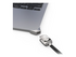 Compulocks Ledge Lock Adapter for MacBook Air 15" M2-M4 with Keyed Cable Lock Silver