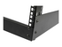 StarTech.com 4U 19" Desktop Open Frame Rack, 2 Post Free-Standing Network Rack Switch Depth for Patch Panel/Data/AV/IT/Communication/Studio/Computer Equipment 66lb Cap. w/ Cage Nuts/Screws