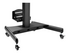 StarTech.com Mobile Workstation Cart with Monitor Mount, CPU/PC Holder, Keyboard Tray, Ergonomic Height Adjustable Desktop Computer Cart, Rolling Mobile Standing Workstation on Wheels