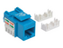 Intellinet Keystone Jack, Cat6, UTP, Punch-down, Blue