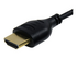 StarTech.com 3ft Slim HDMI Cable, 4K High Speed HDMI Cable with Ethernet, 4K 30Hz UHD HDMI Cord, 10.2 Gbps Bandwidth, 4K HDMI 1.4 Video / Display Cable M/M, 36AWG, ARC, HDCP 1.4, CEC