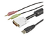 StarTech.com 6 ft 4-in-1 USB DVI KVM Cable with Audio and Microphone