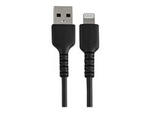 15cm(6 in) Durable Black USB-A to Lightning Cable, Heavy Duty Rugged Aramid Fiber USB Type A to Lightning Charger/Sync Power Cord, Apple MFi Certified iPad/iPhone 12 Pro Max