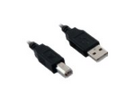 USB-kabel - USB (hane) till USB typ B (hane)