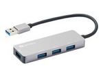 Hubb - 1 x SuperSpeed USB 3.0 + 3 x USB 2.0