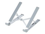 Foldable Laptop Riser Stand, Portable Height Adjustable Ergonomic Laptop Stand, Ventilated Aluminum Frame Supports 22lb (10Kg), Tilt/Raised/Angled Laptop/Tablet Stand, Collapsible Design