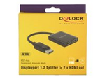 Displayport 1.2 Splitter 1 x Displayport in > 2 x HDMI out 4K 30 Hz
