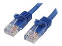 StarTech.com Cat5e patchkabel med hakfria RJ45-kontakter ? 1 m, blå