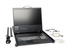 Eaton Tripp Lite Series 8-Port Rack Console Cat5 KVM Switch 1U RM 19" LCD Rackmount
