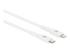 Manhattan USB-C to Lightning Cable, Charge & Sync, 0.5m, White, For Apple iPhone/iPad/iPod, Male to Male, MFi Certified (Apple approval program), 480 Mbps (USB 2.0), Hi-Speed USB, Lifetime Warranty, Box