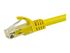 StarTech.com 7m CAT6 Ethernet Cable, 10 Gigabit Snagless RJ45 650MHz 100W PoE Patch Cord, CAT 6 10GbE UTP Network Cable w/Strain Relief, Yellow, Fluke Tested/Wiring is UL Certified/TIA