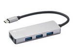 Hubb - 1 x SuperSpeed USB 3.0 + 3 x USB 2.0