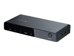 2-Port 8K HDMI Switch, HDMI 2.1 Switcher 4K 120Hz/8K 60Hz UHD, HDR10+, HDMI Switch 2 In 1 Out, Auto/Manual Source Switching, Remote Control and Power Adapter Included