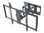 Manhattan TV & Monitor Mount, Wall, Full Motion, 1 screen, Screen Sizes: 60-100", Black, VESA 200x200 to 900x600mm, Max 80kg, LFD, Tilt & Swivel with 3 Pivots, Lifetime Warranty