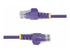 StarTech.com 50cm Purple Slim CAT6 Ethernet Cable, Snagless, 28AWG, LSZH
