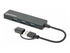 Manhattan - hubb - combo USB-A och USB-C