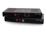 HDMI HDBaseT + USB-B to A + RS232 Over Cat Extender Box TX to Box RX (18Gbps) 4K 60Hz up to 328ft