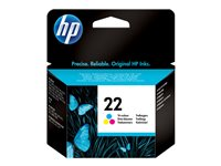 HP 22 - färg (cyan, magenta, gul)