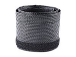 10ft (3m) Cable Management Sleeve, Trimmable Heavy Duty Cable Wrap, 1.2" (3cm) Dia Polyester Mesh Computer Cable Manager/Protector/Concealer