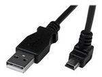 Down Angle Mini USB Cable