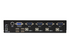 StarTech.com Professionell VGA USB KVM-switch med 4 portar och hubb