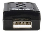 Virtual 7.1 USB Stereo Audio Adapter External Sound Card