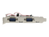 StarTech.com Native PCI express RS232 seriell-kortadapter med 4 portar och 16550 UART