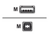 iiglo - USB-kabel - USB typ B till USB