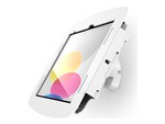 IPad 10th-11th (A16) Gen Space Enclosure Bow Tilting Wall Mount White