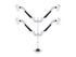 Multibrackets M VESA Gas Lift Arm Quad monteringssats