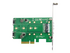 StarTech.com 3-port M.2 SSD (NGFF) Adapter Card