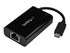 StarTech.com USB-C till Gigabit-nätverksadapter med PD-laddning